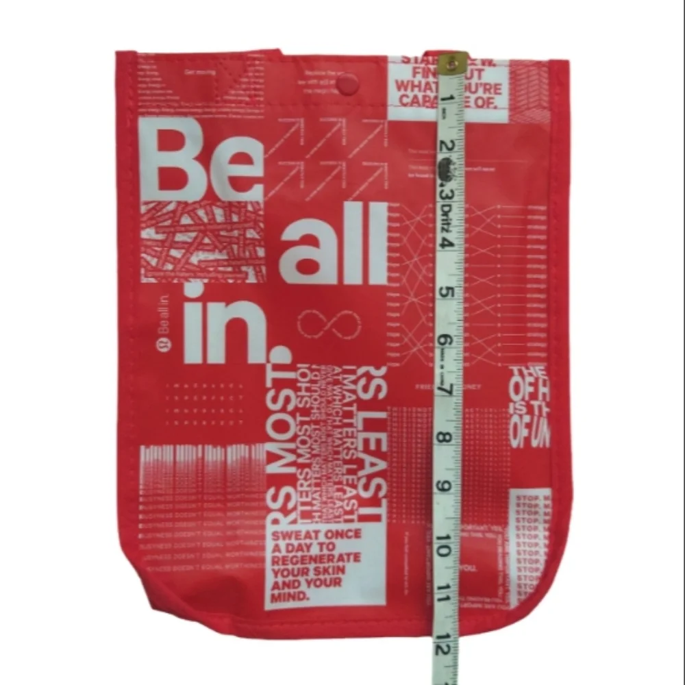 Lululemon Bundle Set of 3 Shipping Gift Bags Black Red